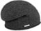 Seeberger Kaschmir Beanie mit Rollrand Kaschmirmütze Strickmütze Wintermütze Mütze Strickmütze Long Beanie (One Size - anthrazit)