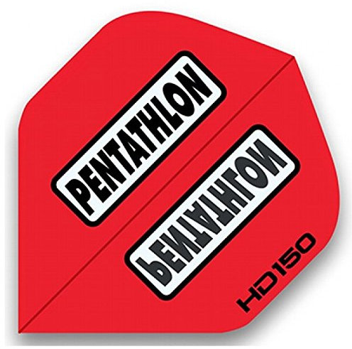 Pentathlon HD150 Flights, 5 Satz = 15 Stück (Rot)