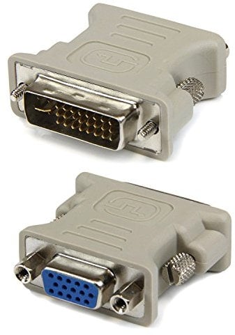 Kasstino DVI-I Male Dual-Link 24+5 to VGA Female 15-Pin Video Monitor Adapter Converter