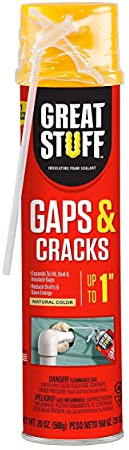 Great Stuff 157911 Insulating Foam Sealant, 20 Ounce, Ivory