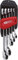 KS Tools 503.4605 GEARplus Ratschenringmaulschlüssel-Satz, umschaltbar, 5-tlg. 8-19mm