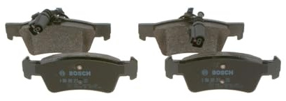 Bosch BP1155 - Brake Pads Car Rear Axle - Bosch Quality - Reduced Noise and Dust - ECE-R90 Certified - Copper-Free - 1 Set of 4 Pads