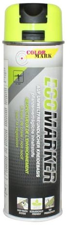 ColorMark Ecomarker - Pintura a base de tiza (500 ml), color amarillo