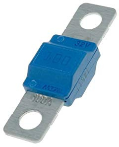 2X MIDIVAL 100A Sicherung: Schmelz 100A 32V KFZ 40mm MIDIVAL MTA