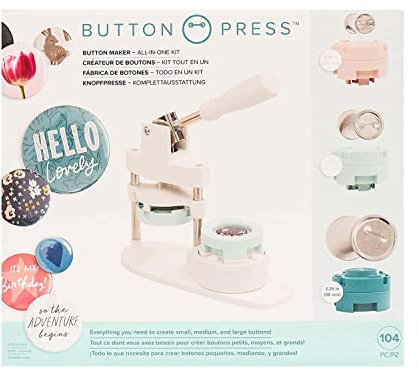 We R Memory Keepers 661104 Button Press Bundle All-In-One Kit