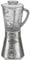 Ariete 561 Blendy Metal - Frullatore con lame in Acciaio Inox - Tazza in vetro 800 ml - 2 velocità + Pulse - 300 Watt - Argento