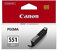 Canon Tintenpatrone CLI-551 GY - 7 ml für Pixma Drucker, Grau, Standard