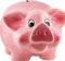 XXL Sparschwein Piggy Pink schönes Design