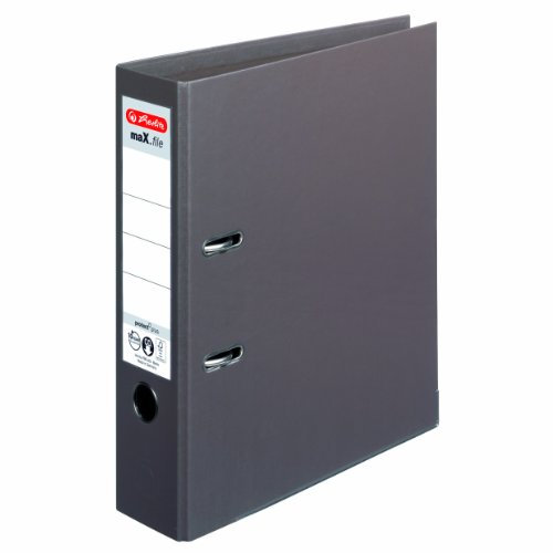 Herlitz 10834463 Ordner maX.file protect+ (A4, 8 cm) braun
