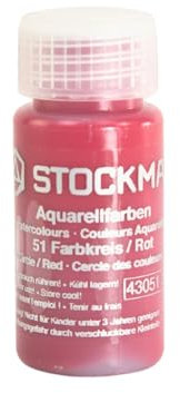 Stockmar Aquarellfarbe 20 ml - Farbkreis, Farbe: 51 Rot (Farbkreis)
