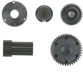 Tamiya 300054277 - M-03/04/05/06 Getriebe verstärkt, schwarz