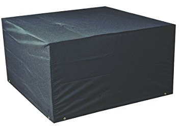 Bosmere Protector 6000 | Large Cube Garden Table + Chairs Cover | L 124cm W 124cm H 65cm | 100% Waterproof, UV Protected, Heavy Duty 600D | 6 Year Guarantee | M650