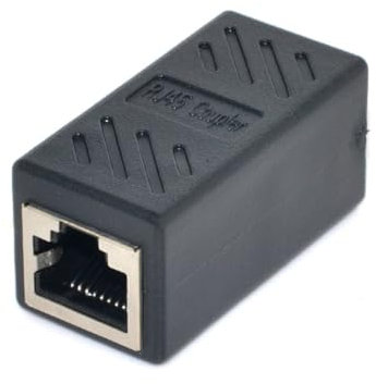 CY CAT6 RJ45 hembra a hembra cable de extensión de red Ethernet LAN Adaptador con escudo
