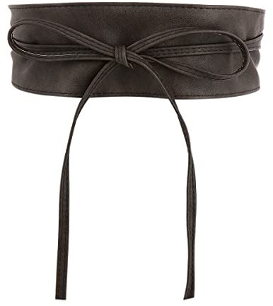 FASHIONGEN - Damen gürtel, Taillengürtel, Bindgürtel, Obi gürtel MICA - Braun, S-M