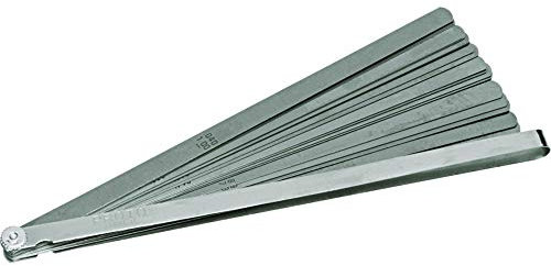 Proto J000TL Fühlerlehre mit 25 Klingen (1,27 cm und 30,5 cm Klingen in Stahlhalter)