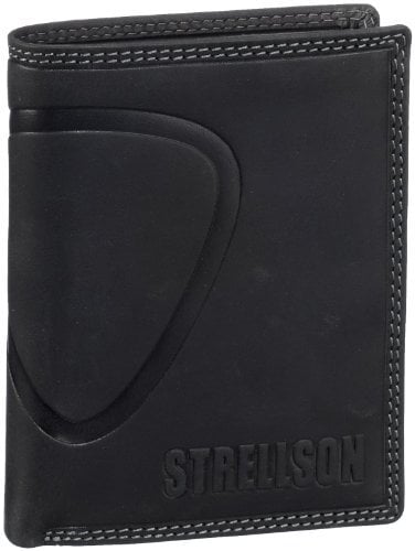 Strellson Baker Street Billfold V8 4010000224 Herren Geldbörsen 10x13x1 cm (B x H x T), Schwarz (black 900)