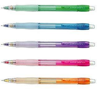 PILOT 275098 Druckbleistift Super Grip Neon H-187N, blau