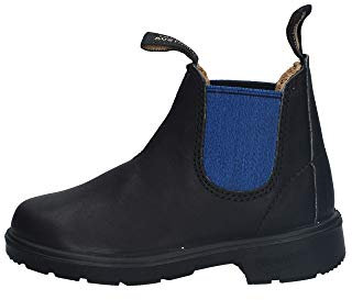 Blundstone 580 Unisex-Kinder Chelsea-Stiefel, Black Blue, 33 EU, 1 UK