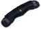 CHRIST Lammfell MONDGURT Sattelgurt von Werner Horse – anatomischer Dressurgurt (Kurzgurt) mit konkaver Sichelform, Lammfellgurt in schwarz-anthrazit, Länge: 65 cm