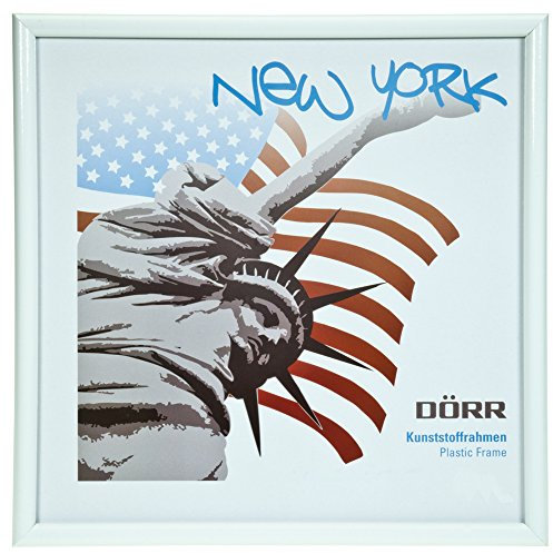 Dorr 801376 New York Bilderrahmen, quadratisch, 30,5 x 30,5 cm, Weiß