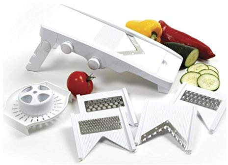 Norpro V-Slicer rallador mandolina con guardia de seguridad Holder
