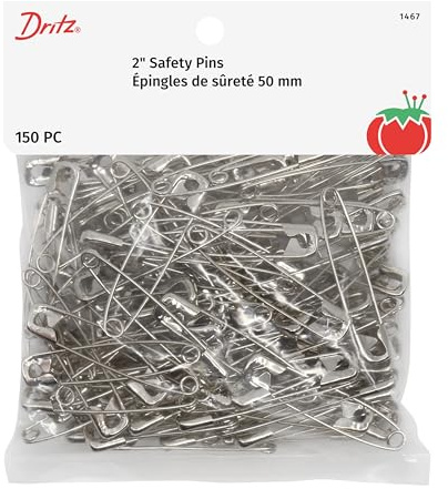 Dritz 1467 Safety Pins, Size 3 (150-Count)