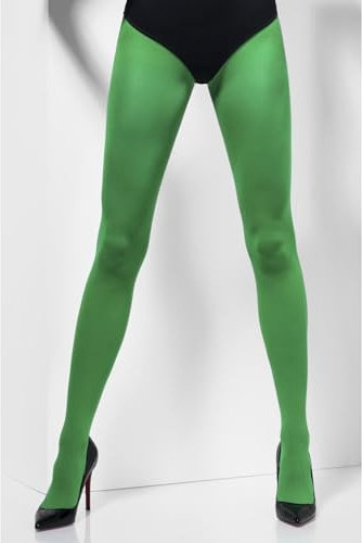 Smiffys Strumpfhose, Blickdicht, Grün