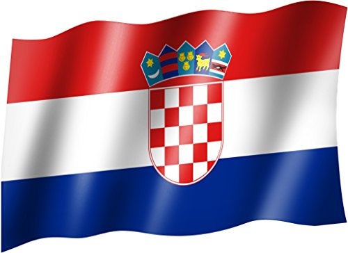 Unbekannt Flagge/Fahne Kroatien Staatsflagge/Landesflagge/Hissflagge mit Ösen 150x90 cm