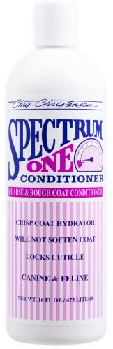 Chris Christensen Spectrum One Conditioner Coarse & Rough Coats - Professioneller Hundepflege-Conditioner für grobes und rauhes Fell - Tiefenwirksame Pflege und großzügige Vorratsgröße, 473ml