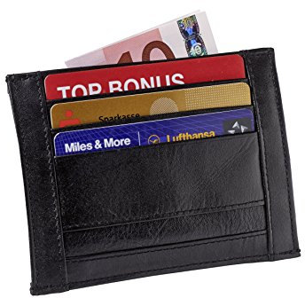 Jadani Exklusive, Flache Dokumentenbörse/Geldbörse mit viel Stauraum