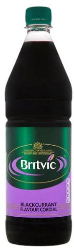 Britvic Sabor de grosella negra Cordial 24x1 Litro