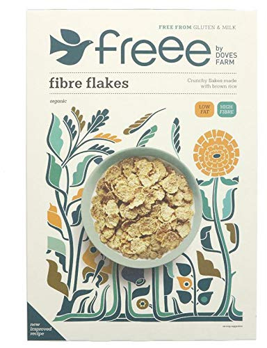 Doves Farm | Fibre Flakes Breakfast Cereal | 4 X 375G