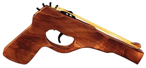 Holzspielerei Piratenpistole mit Mehrfachabzug