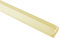 jarolift Befestigungsclips Klemmschienen für PVC Sichtschutzstreifen, Fester Halt, aus Kunststoff, 25er-Set, 15 x 190 x 8 mm, Creme