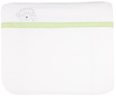 Alvi 330183373 Wickelauflage mit Bezug Schäfchen, grün