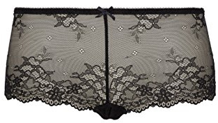 LingaDore Damen Hipster DAILY LACE, Einfarbig, Gr. 40 (Herstellergröße: L), Schwarz (Zwart 02)