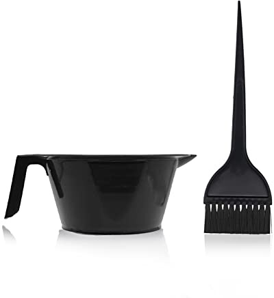 Magic Collection Handle and Pouring Lip Mixing Bowl and Dye Brush with Hook