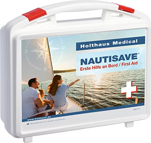 Holthaus Medical NAUTISAVE Verbandkasten mit Dichtung + Wandhalterung