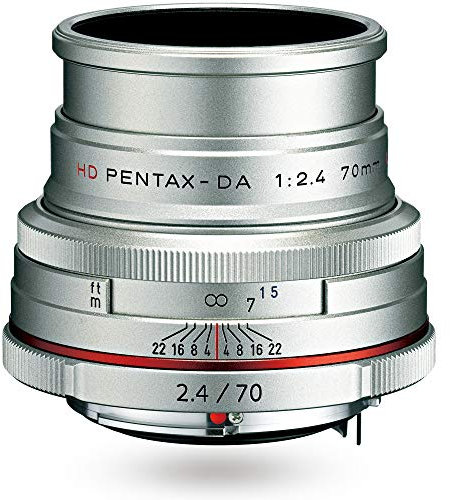 Pentax HD DA 70mm F2.4 Limited SLR Téléobjectif Argent - Lentilles et filtres d'appareil Photo (SLR, 6/5, Téléobjectif, 0,7 m, Pentax K, Auto/Manuel)