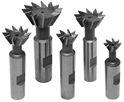 PAULIMOT Winkelfräser-Set 5-teilig HSS 13 bis 32 mm 60°