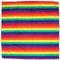 Beistle 60871 Regenbogen-Bandana, 56 x 56 cm
