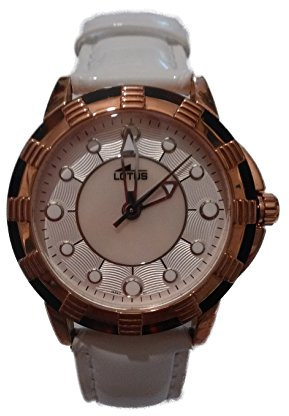 Orologio Lotus da donna in pelle e quadrante rosa da 38 mm W.R. 5 ATM