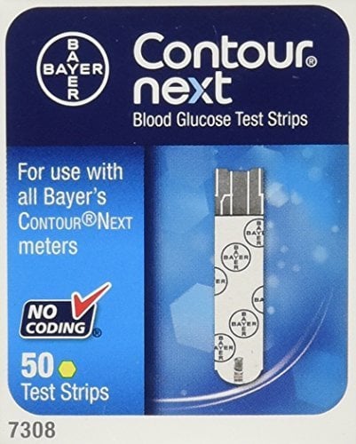 Bayer Contour Next Blood Glucose Test Strips, 50 strips by Contour-Next