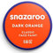 Snazaroo - Pintura facial y corporal, 18 ml, color naranja oscuro, profesional a base de agua, pastilla de aquacolor individual para adultos, niños y efectos especiales
