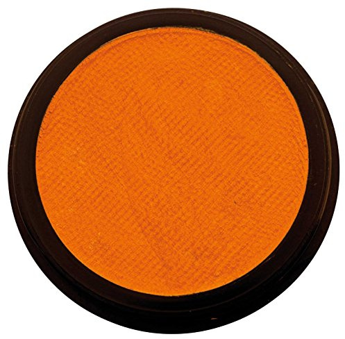 Eulenspiegel - Profi-Aqua Make-Up Perlglanz, Schminke 12 ml, Orange | Wasserbasierte Schminke für Facepainting & Bodypainting, für Karneval & Mottopartys