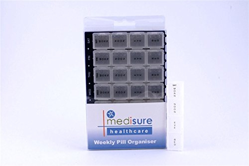 Medisure Weekly Pill Organiser 28 Compartments