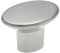 SIRO Möbelknopf Bad-Kreuznach, Schlicht, Druckguss vernickelt feingeschliffen, 37 mm x 26 mm x 27 mm, 871-37ZN21