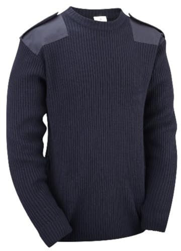 Military/Security Style Pullover (L, Navy)