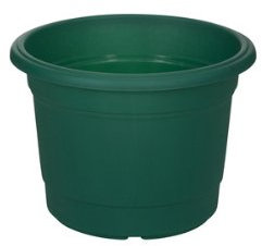 Whitefurze G01R35 35cm Milano Round Planter - Forest Green