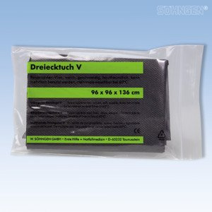 Dreiecktuch V schwarz